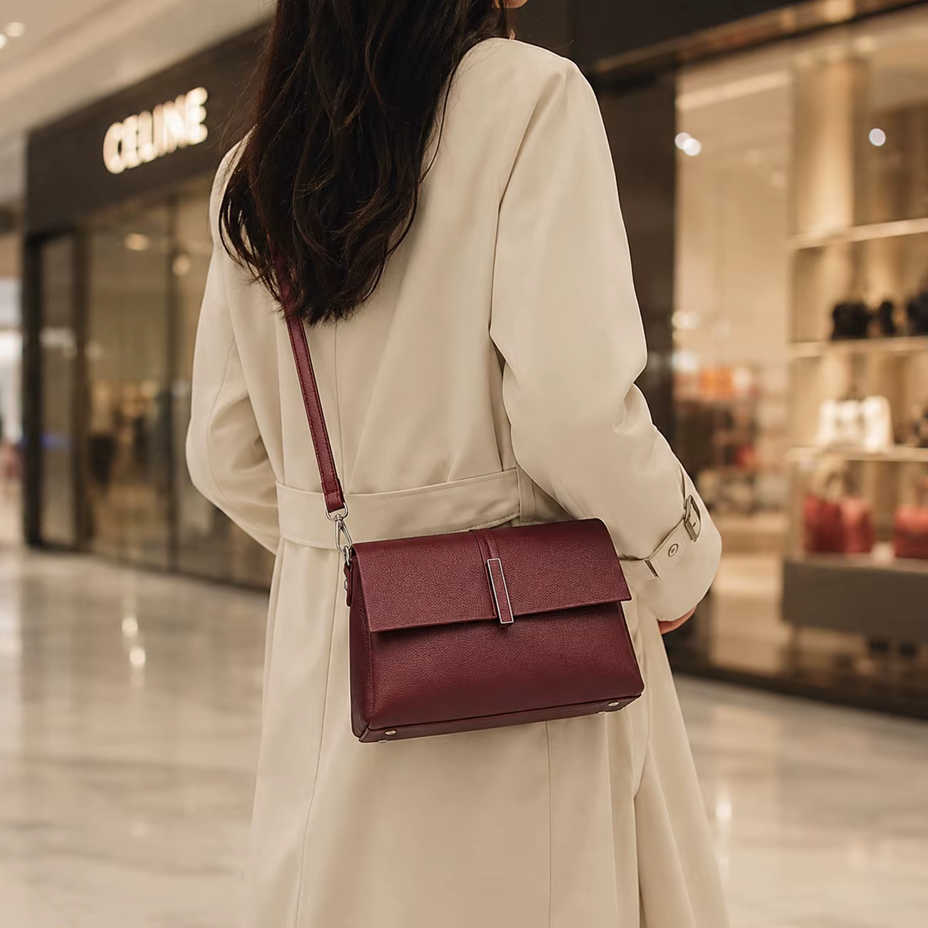 Sac à main en cuir véritable de qualité supérieure pour femmes