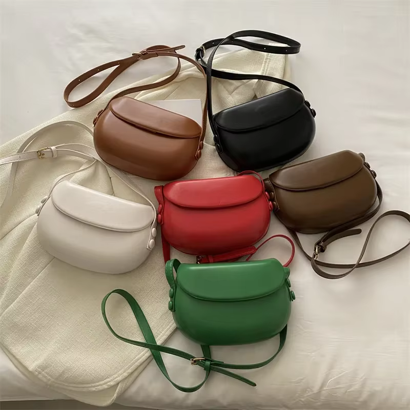 Sac à bandoulière en cuir PU pour femmes