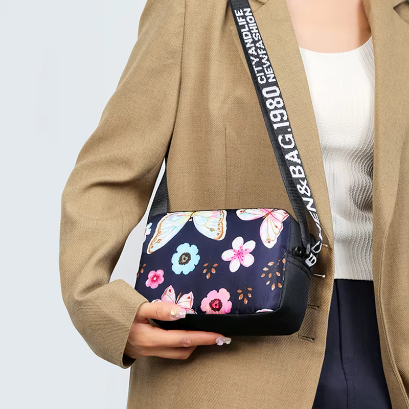 Sac à bandoulière Chic et élégant à motif Floral