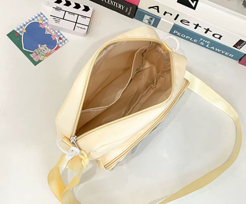 Ita-Sac à Bandoulière en Toile Transparente pour Adolescentes Japonaises