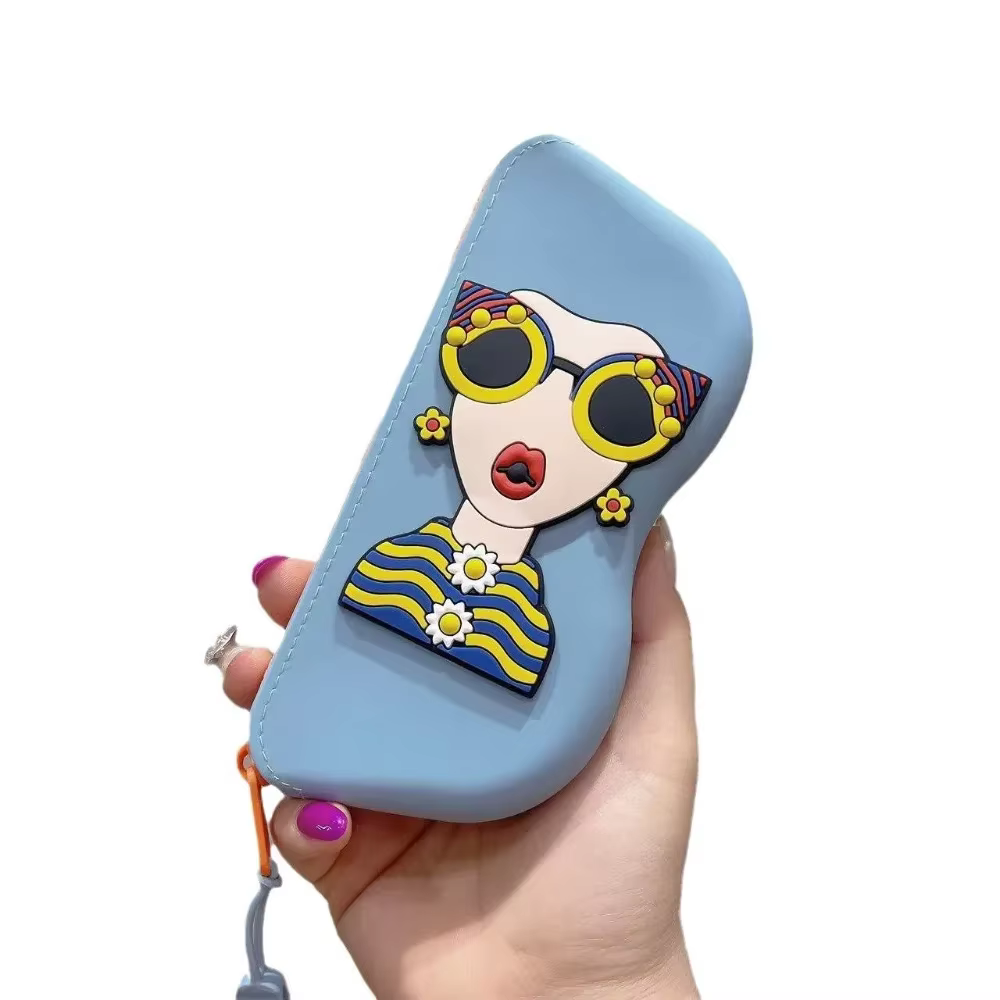 Sac à lunettes en silicone