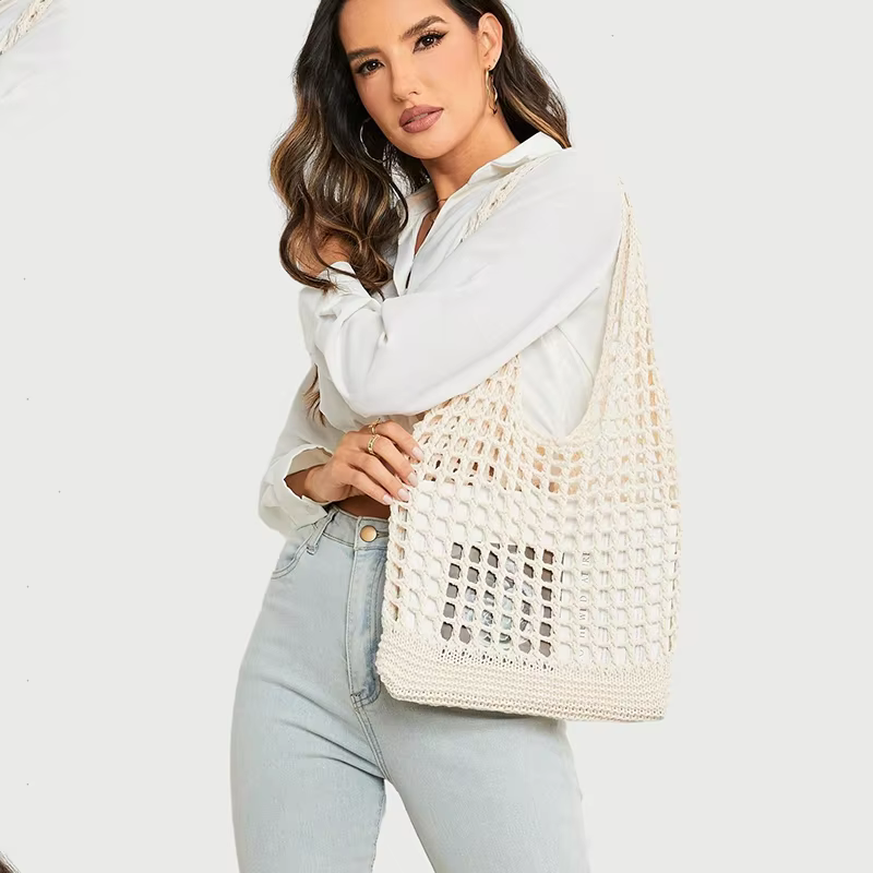 Sac fourre-tout en crochet pour femme