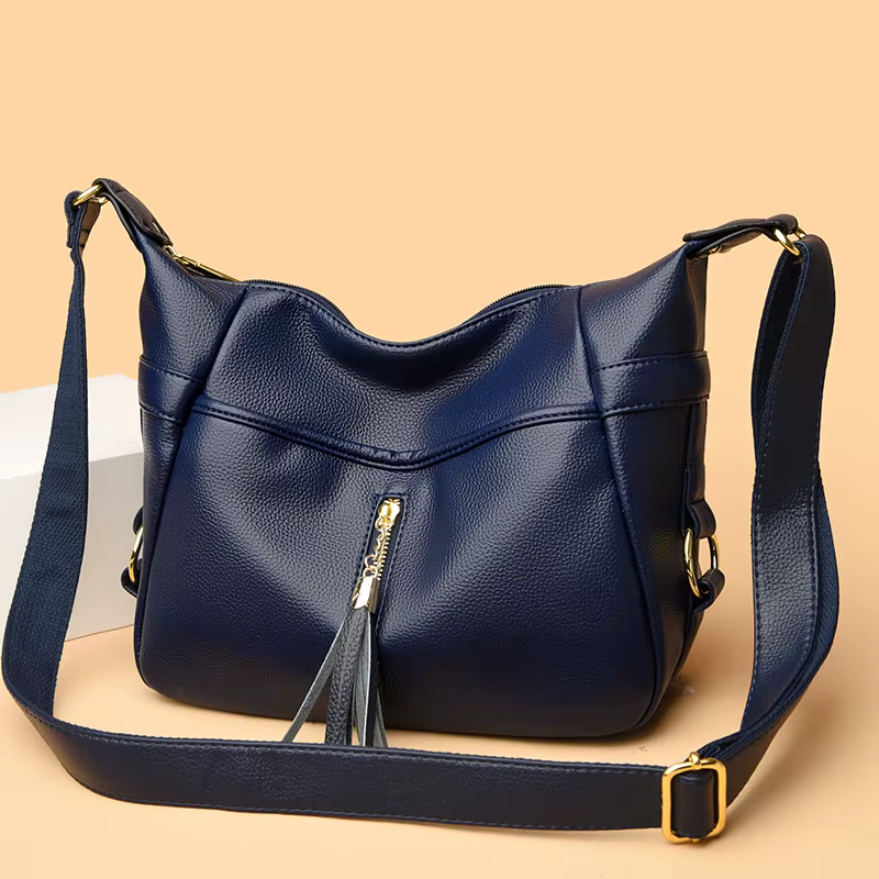 Sacs à main coréens en cuir souple pour femmes, sac à bandoulière polyvalent, sacs initiés par dames, nouvelle tendance, marque de créateur de luxe, mode
