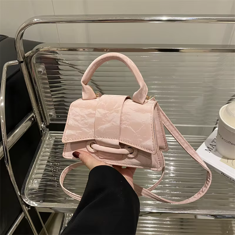 Nouveau sac bandoulière carré chic de style français pour femmes