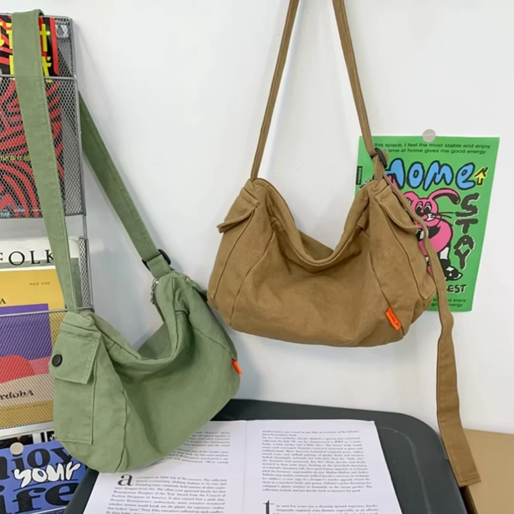 Hobo – sac à bandoulière en tissu toile pour femmes