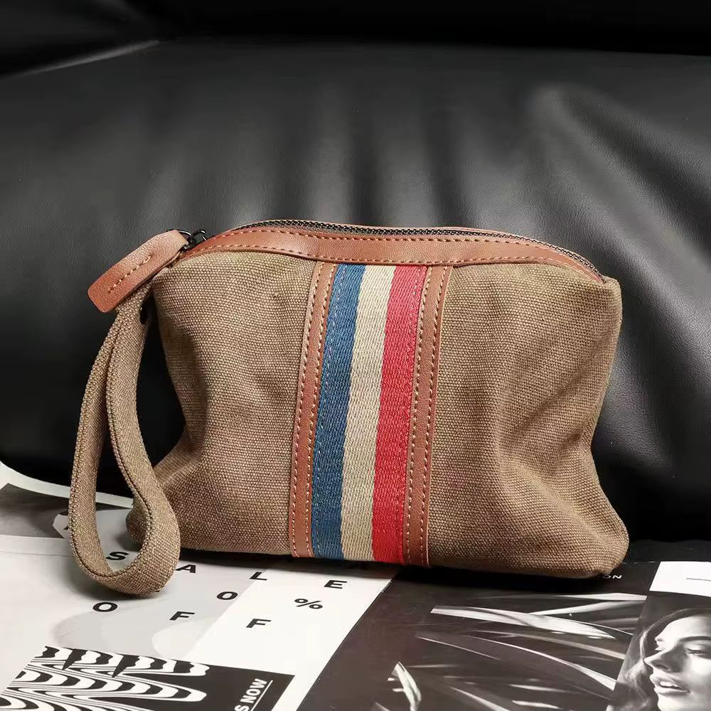 Sac à main classique rétro en toile