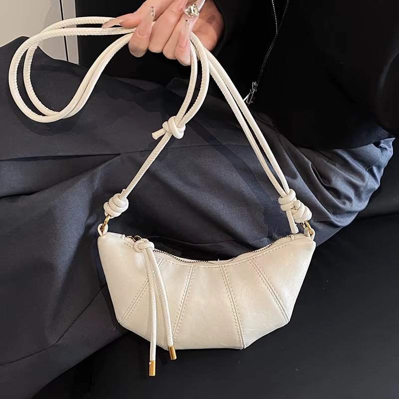 Sac bandoulière Croissant style français