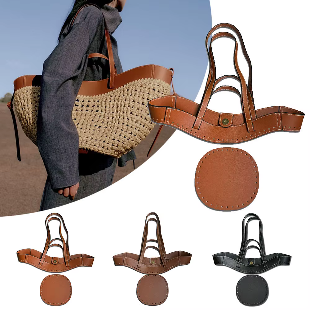 Accessoires de fabrication de sacs fourre-tout tissés pour femmes