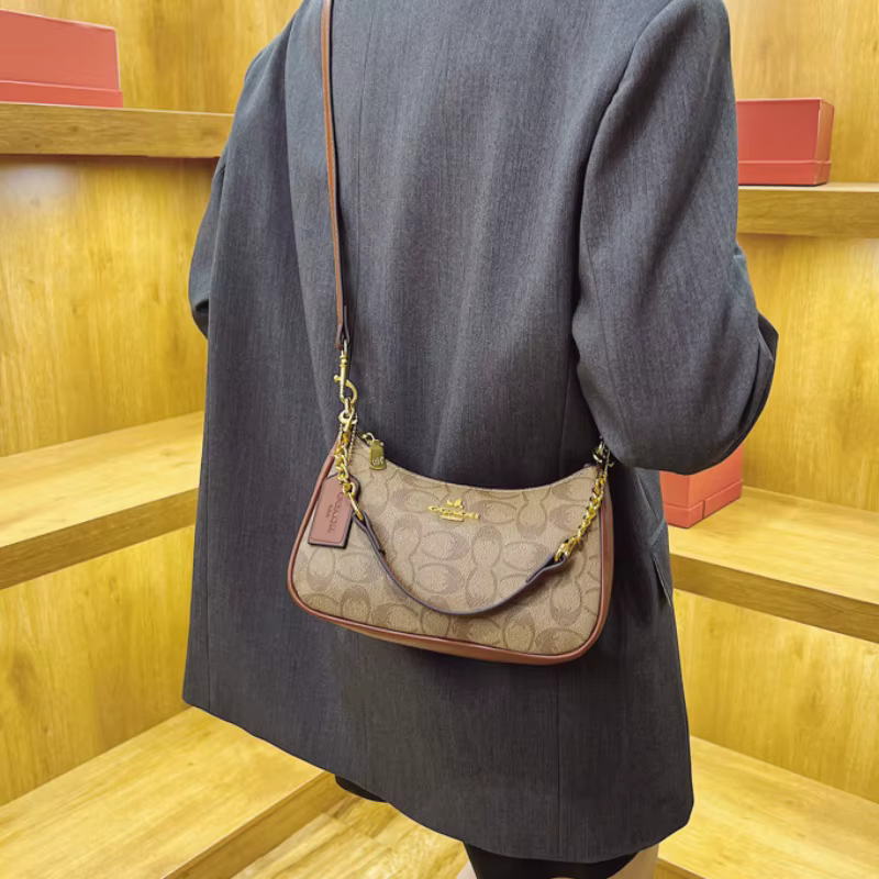Sac à main vintage en cuir haut de gamme