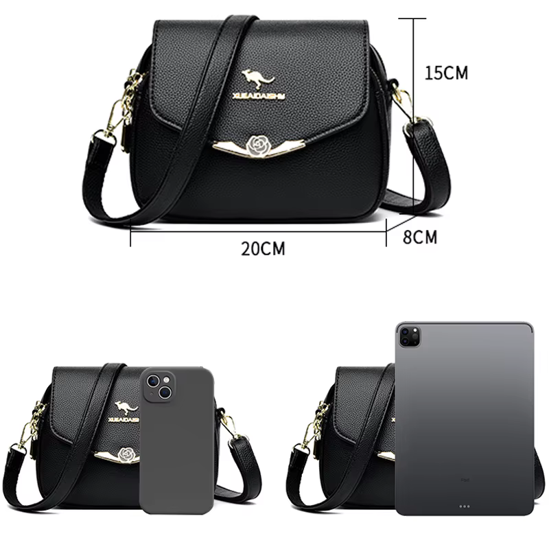 Sacs à Main Élégants en Cuir Souple pour Femme