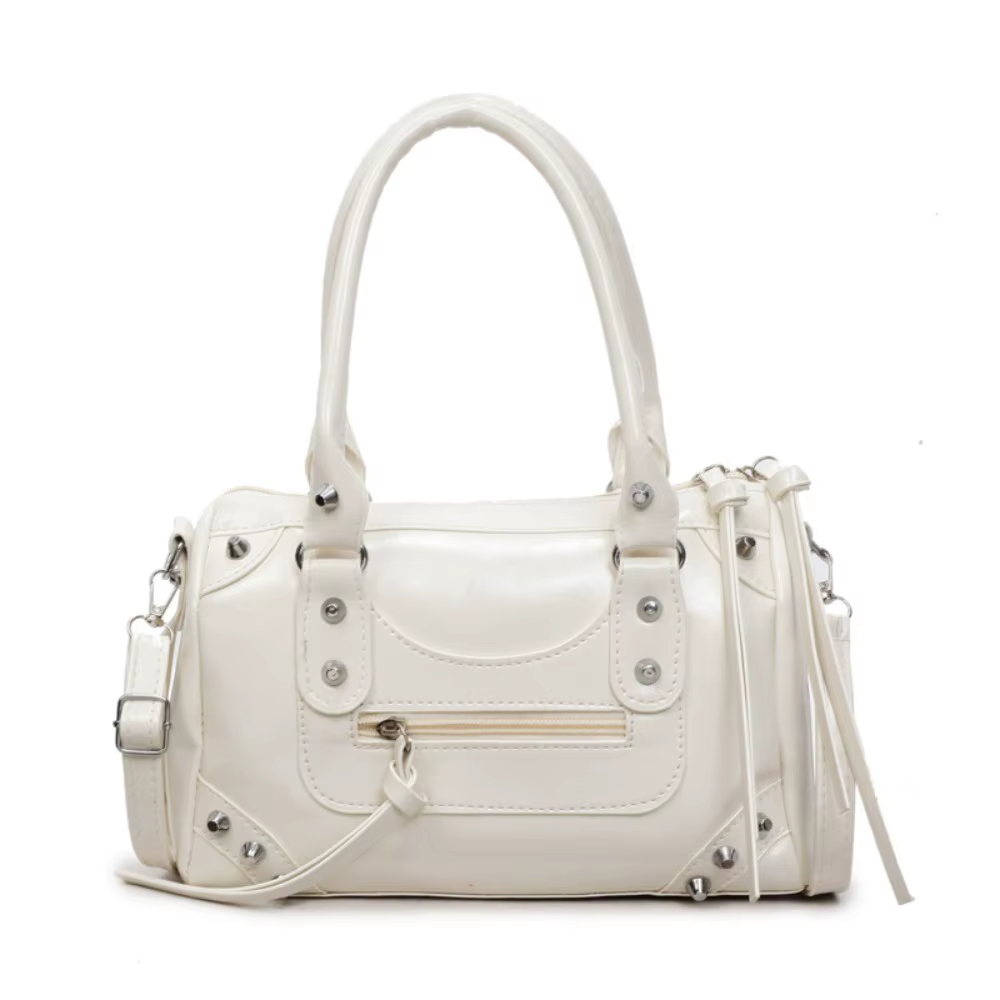 Sac sous le bras rétro punk tendance en cuir PU