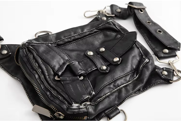 Sac à Jambes Rétro Punk de Style Ancien pour Femme