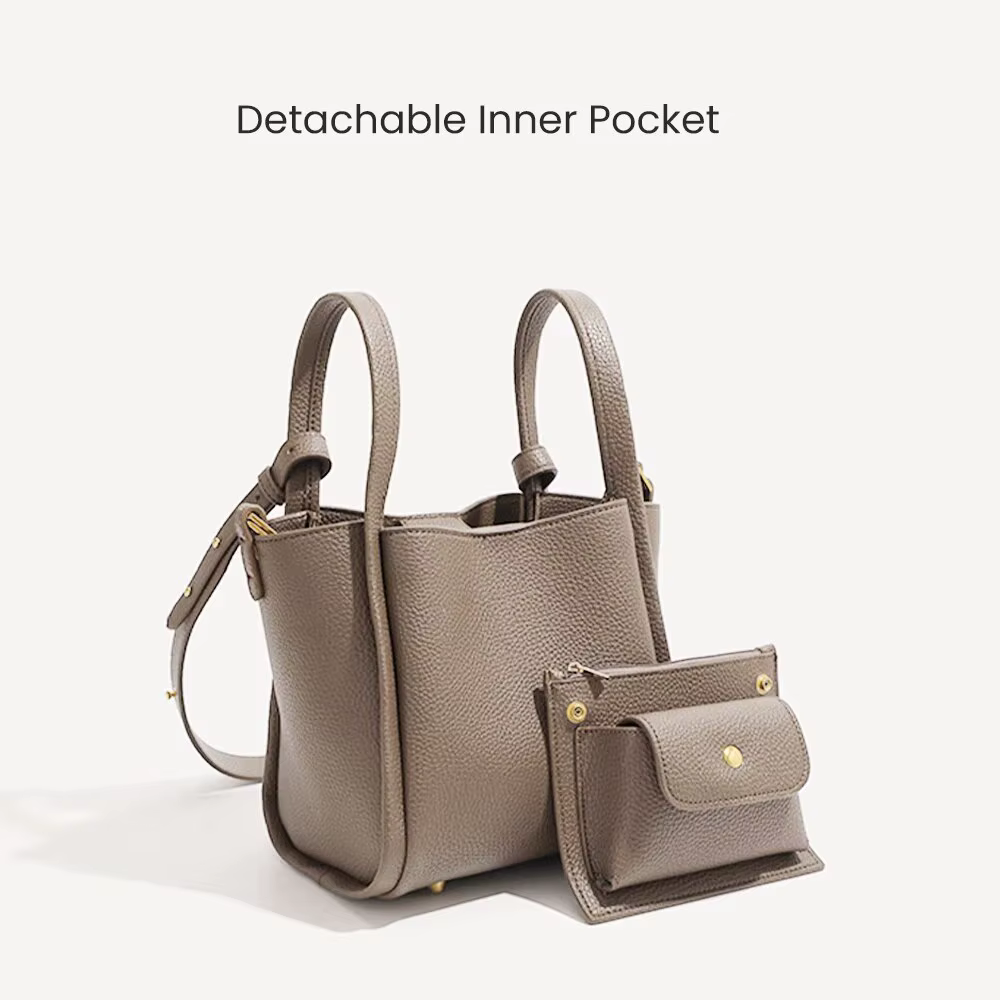 Sac à main en cuir végétalien pour femme