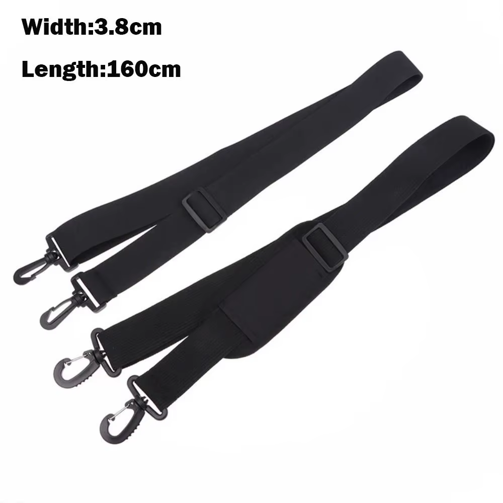 Sangle de sac réglable en nylon noir