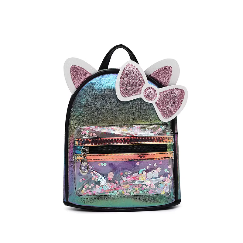 Mini Sac à Dos en Cuir PU avec Nministériels d Papillon pour Enfant et Femme