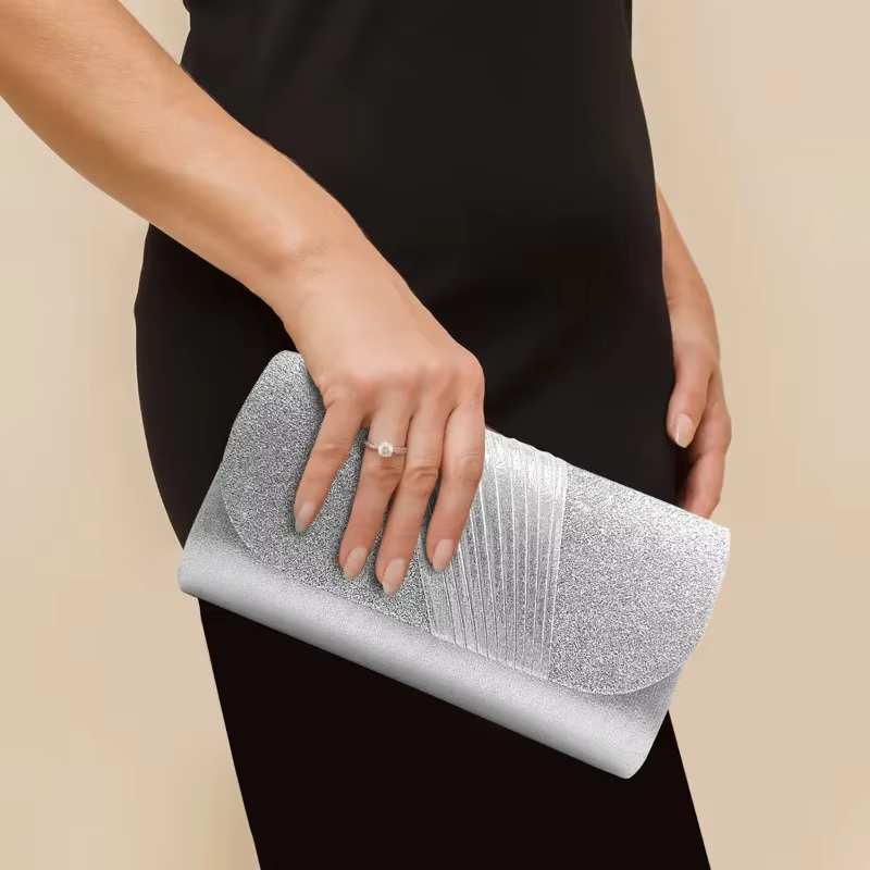 Pochette de soirée en cristal pour femmes