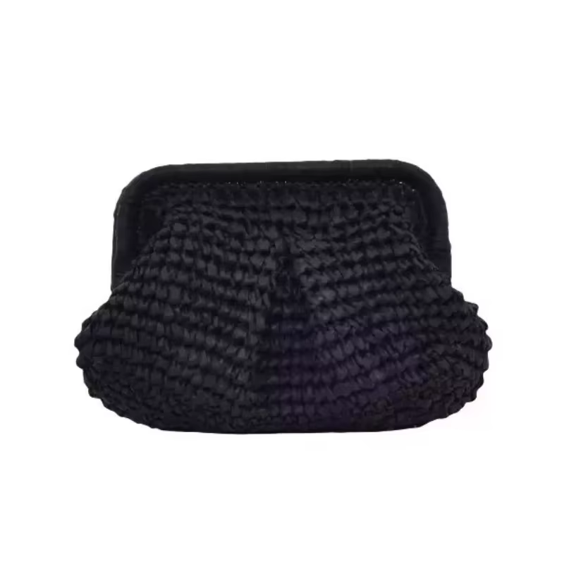 2025 nouvelles femmes paille tissé sac chaîne sangle