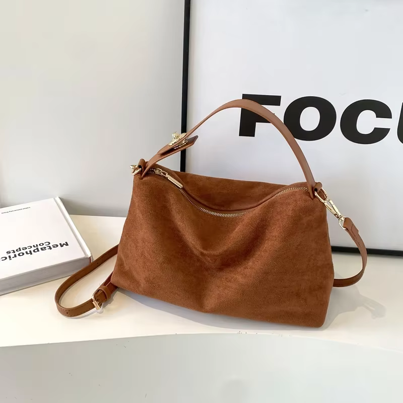 Sac à main en Faux daim pour femmes