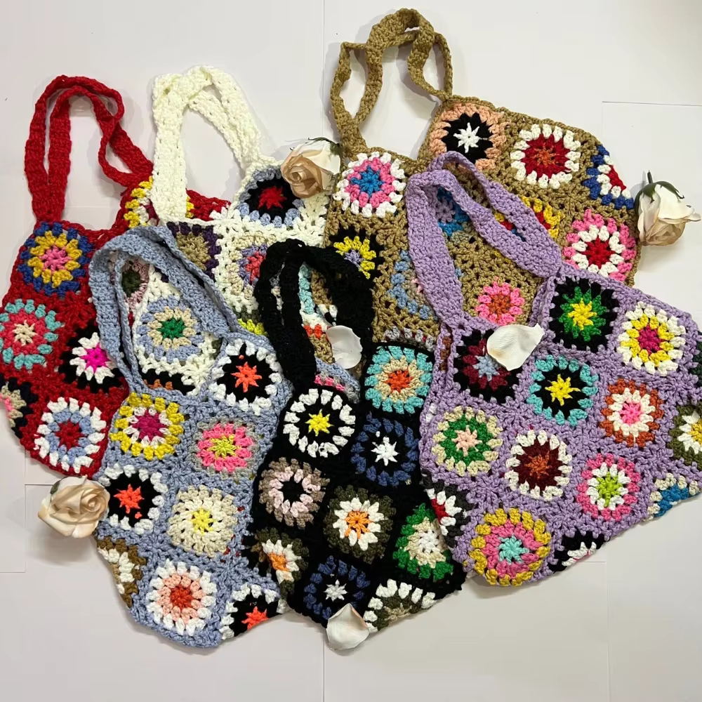 Sac fourre-tout Boho de grande capacité