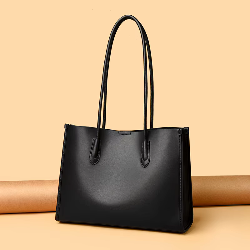 Sac fourre-tout en cuir de grande capacité pour femme