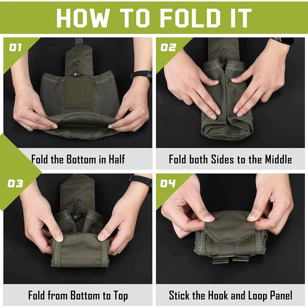 Sac de chasse micro-pliable compact