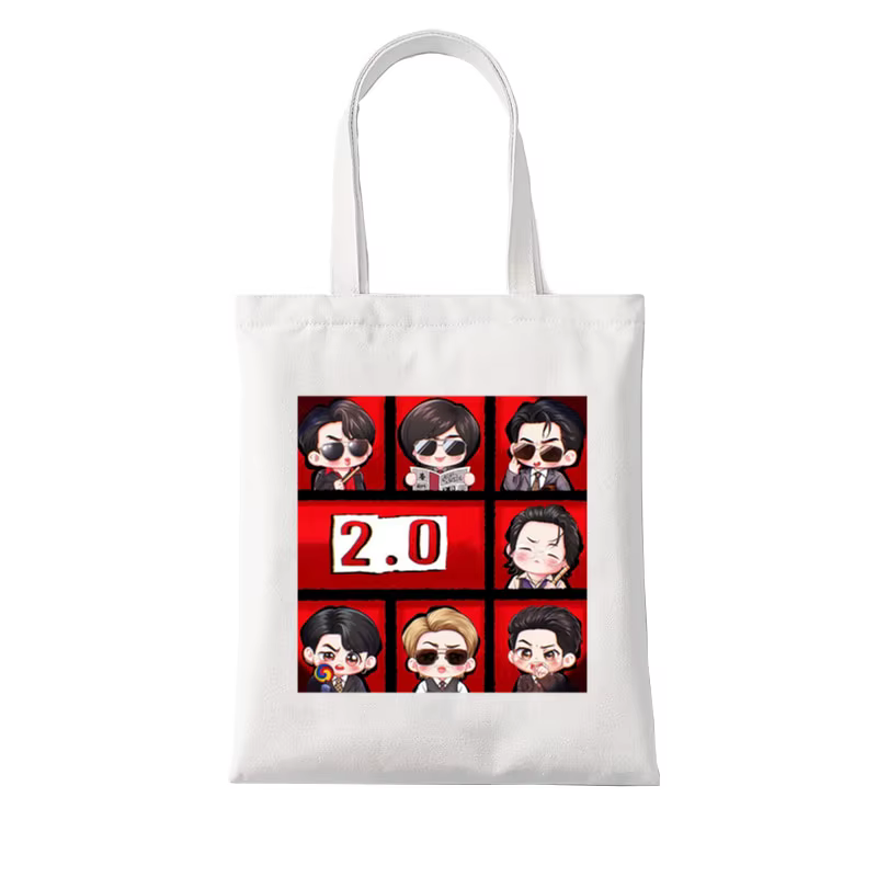 Sacs en toile blanche Arirang World Tour 2026
