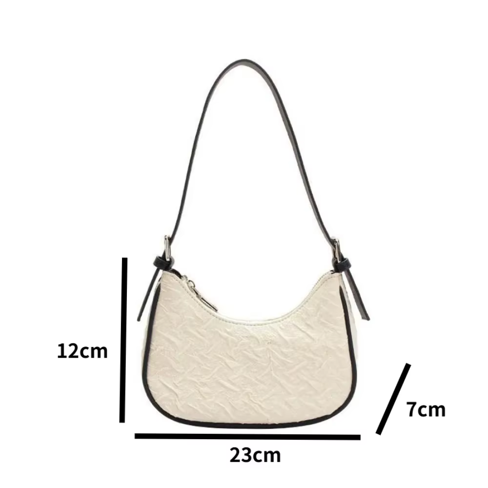 Sac plissé tendance de l'année au design original et raffiné