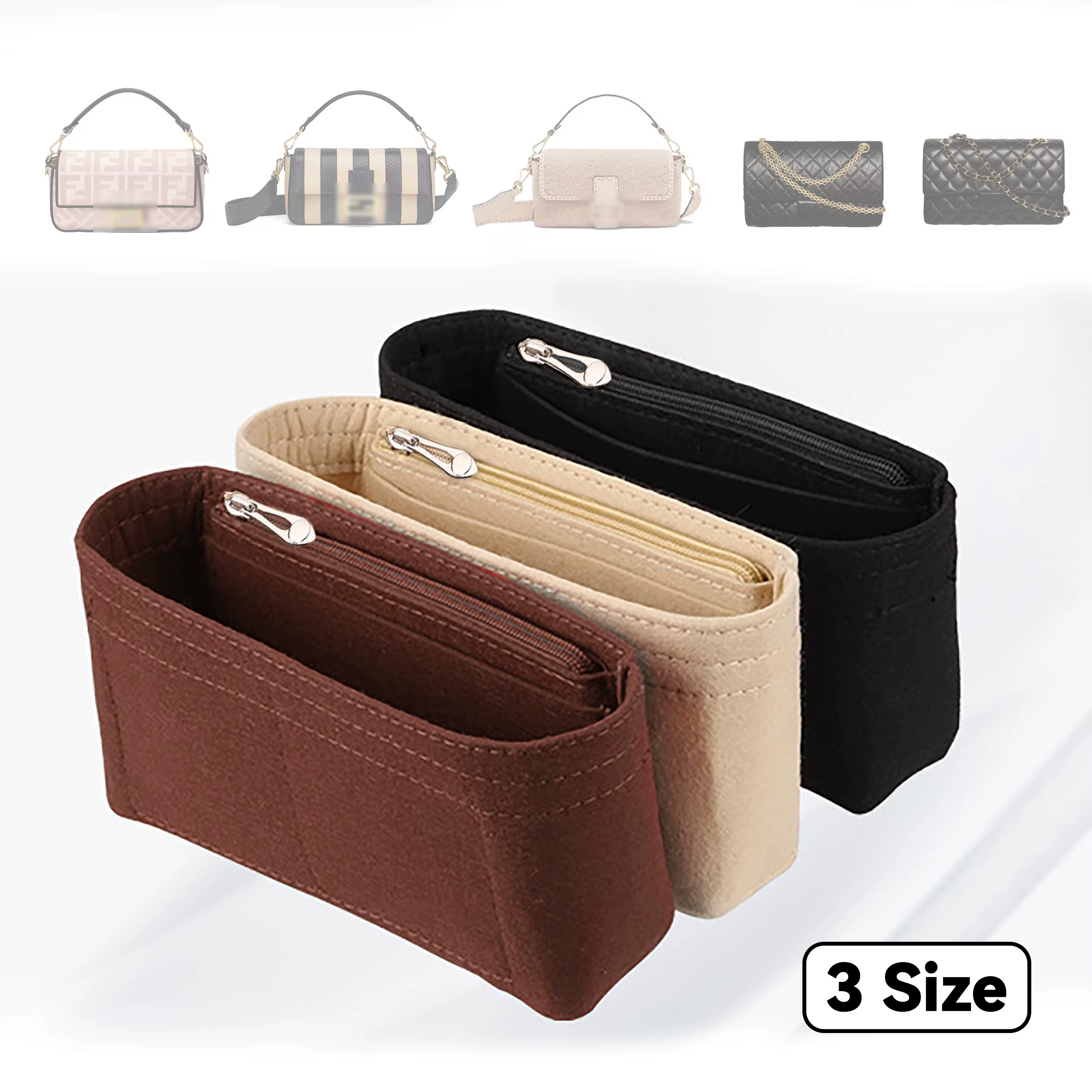 Sac à main en feutre tendance