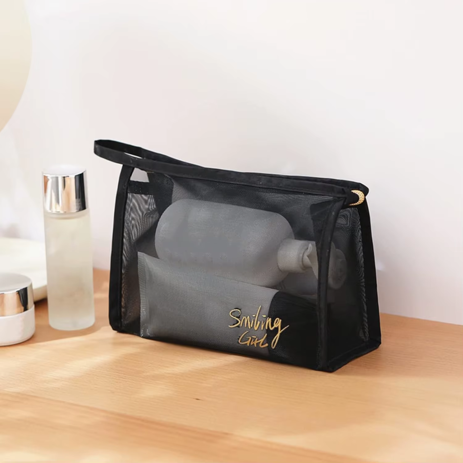 Sac à maquillage en maille - Sac