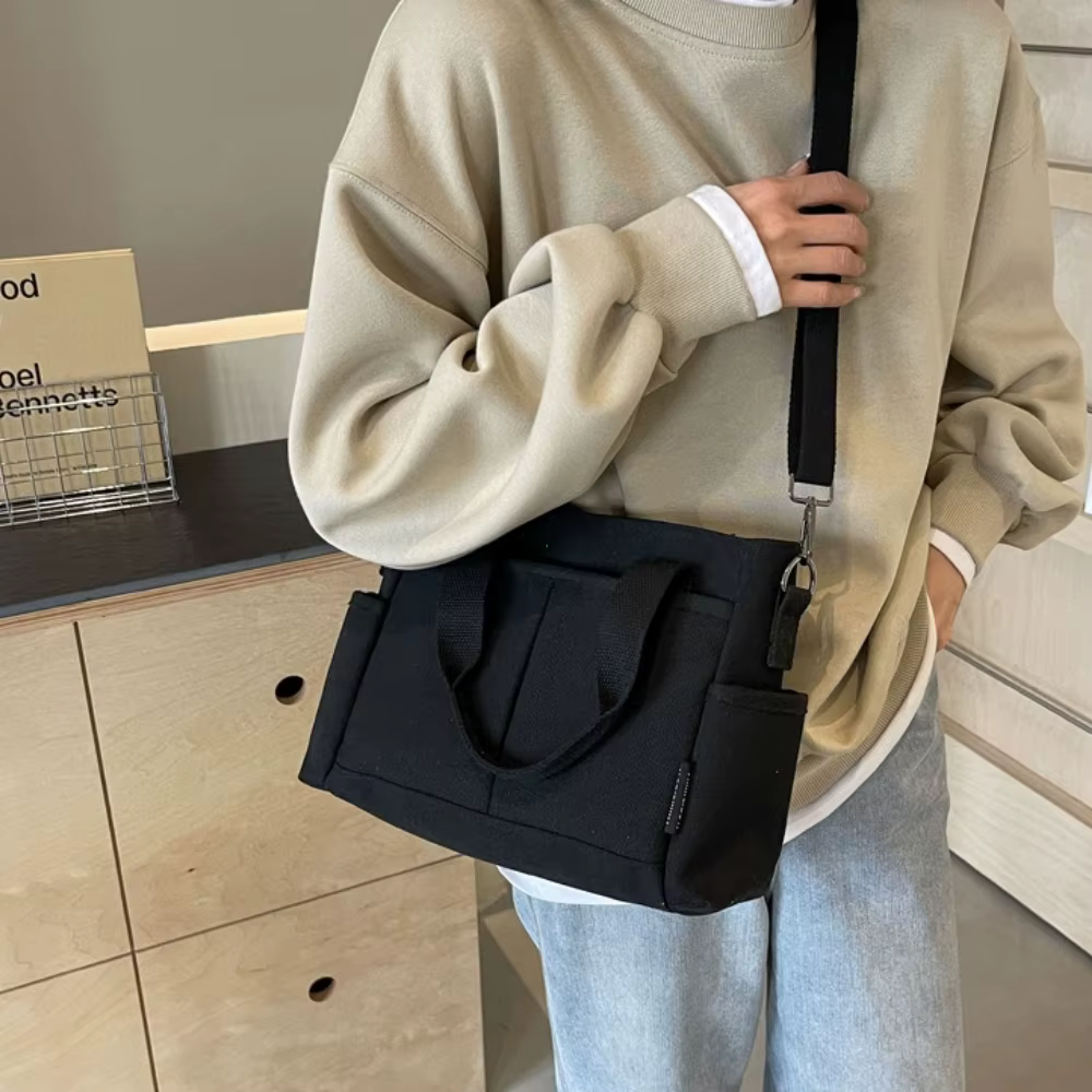 Sac fourre-tout en toile pour femme