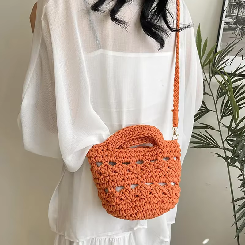 Sac à main en crochet pour femme
