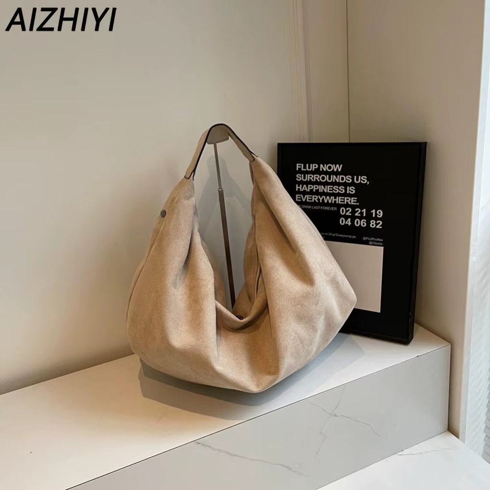 Sac Hobo en Daim pour Femme