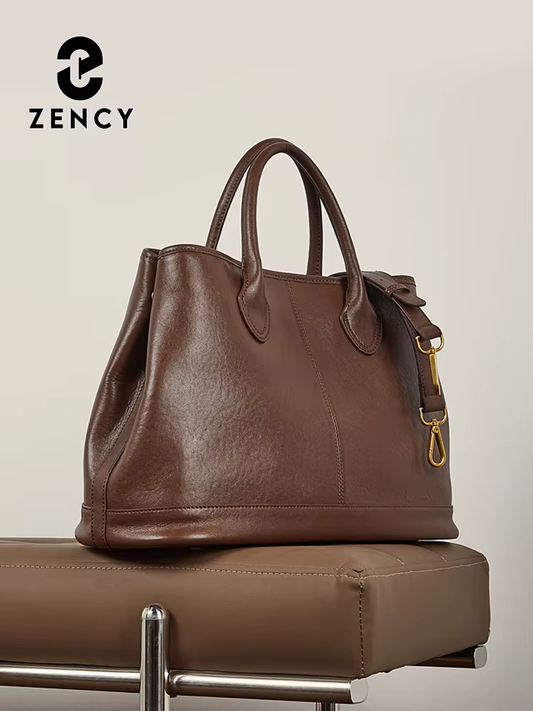 Sac Zency Femme 2026 en Cuir Naturel Grande Capacité