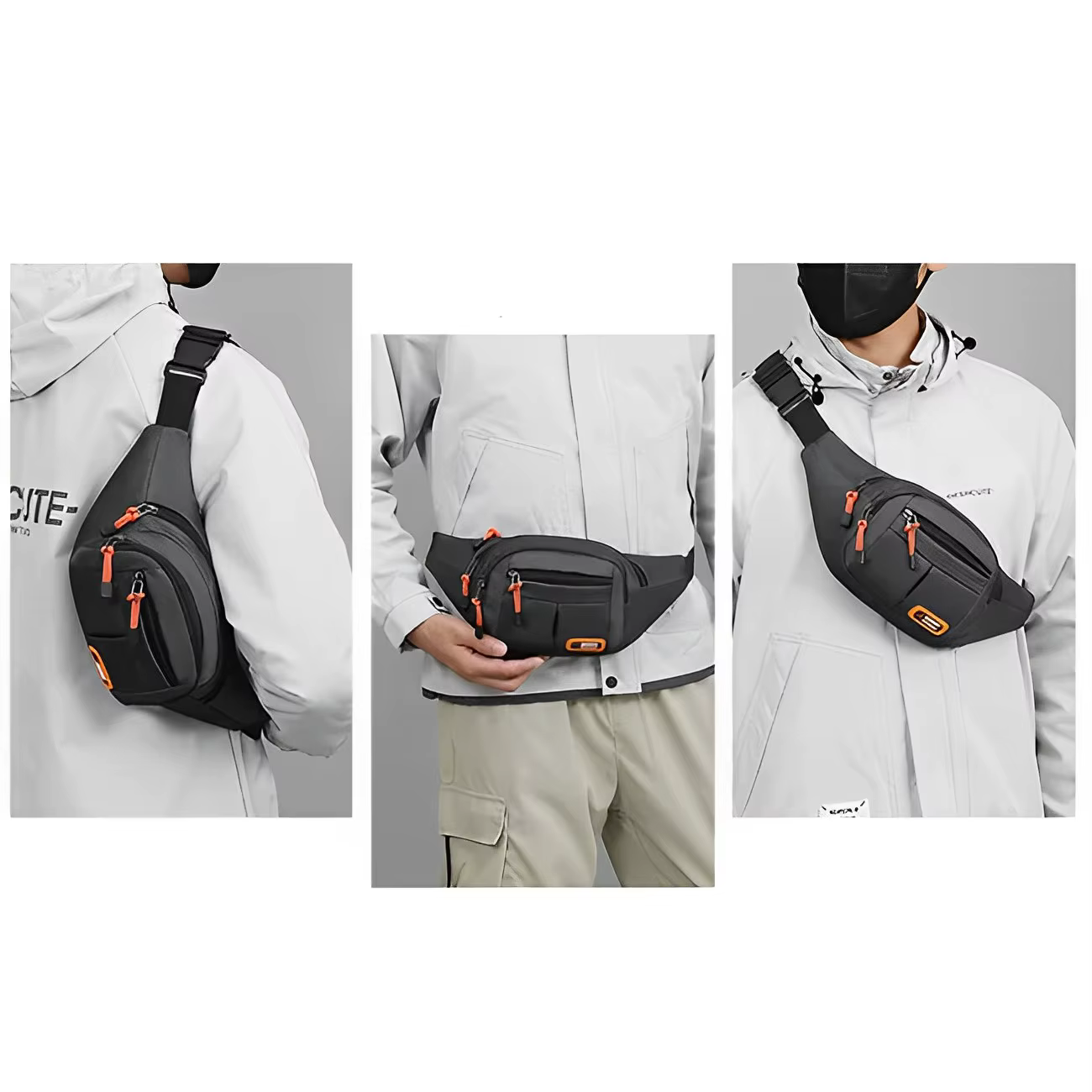Oxford – sac de taille Mobile étanche pour hommes et femmes