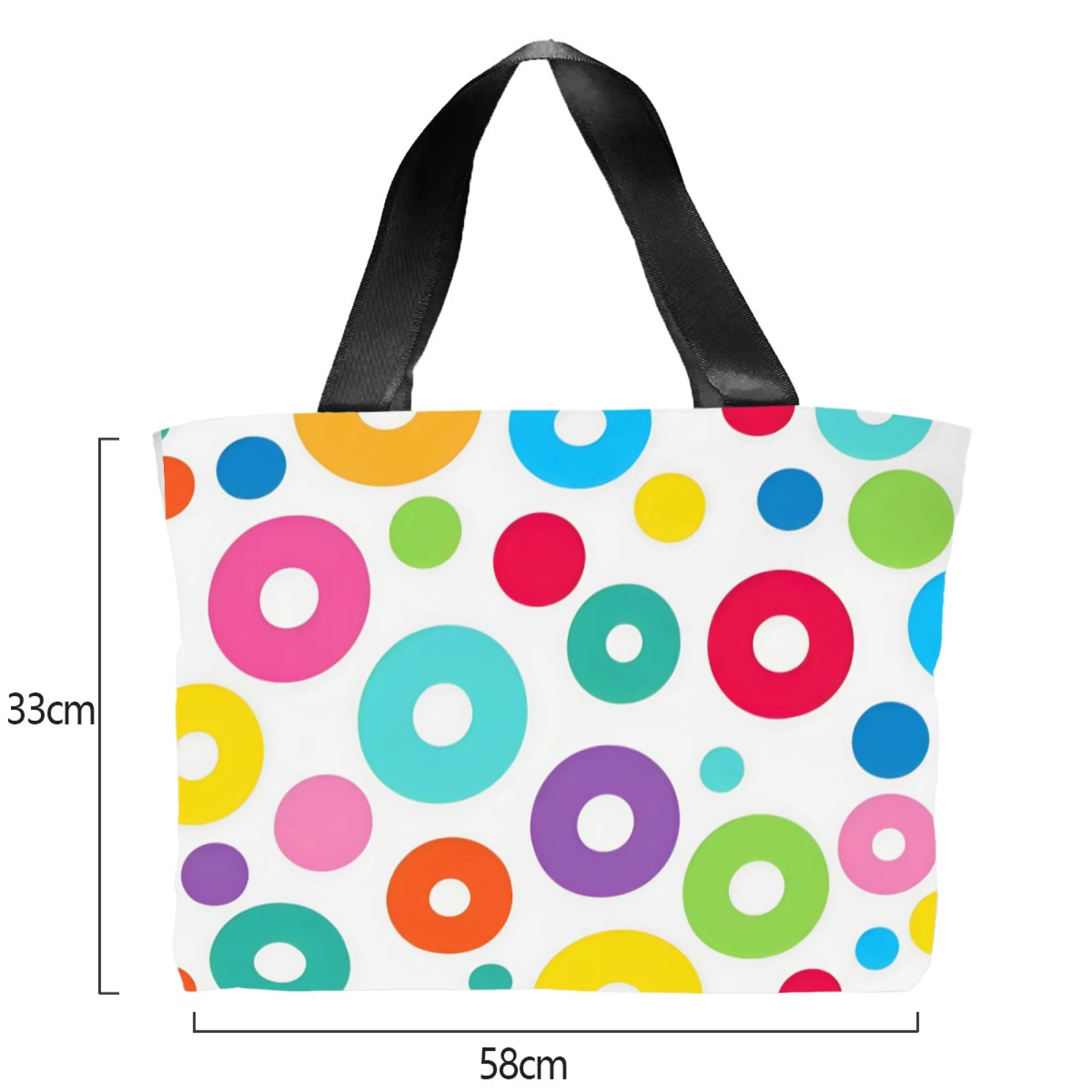 Sac fourre-tout personnalisé Sac à provisions réutilisable