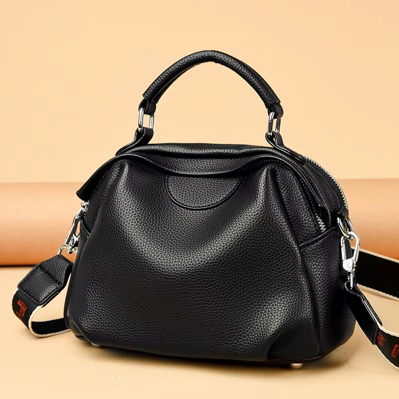 Sac fourre-tout en cuir souple de haute qualité pour femmes