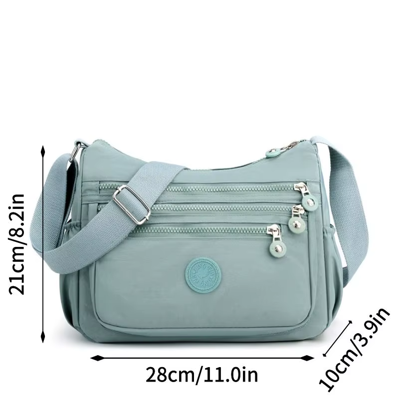 Sac à bandoulière pour femmes, sacoches imperméables en Nylon pour dames