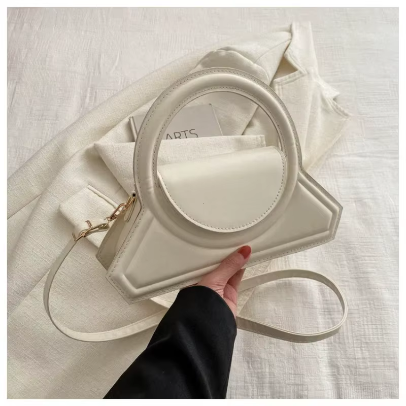 Sac fourre-tout élégant en cuir PU de couleur unie