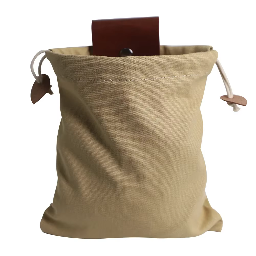 Sac de ramassage de fruits portable en cuir