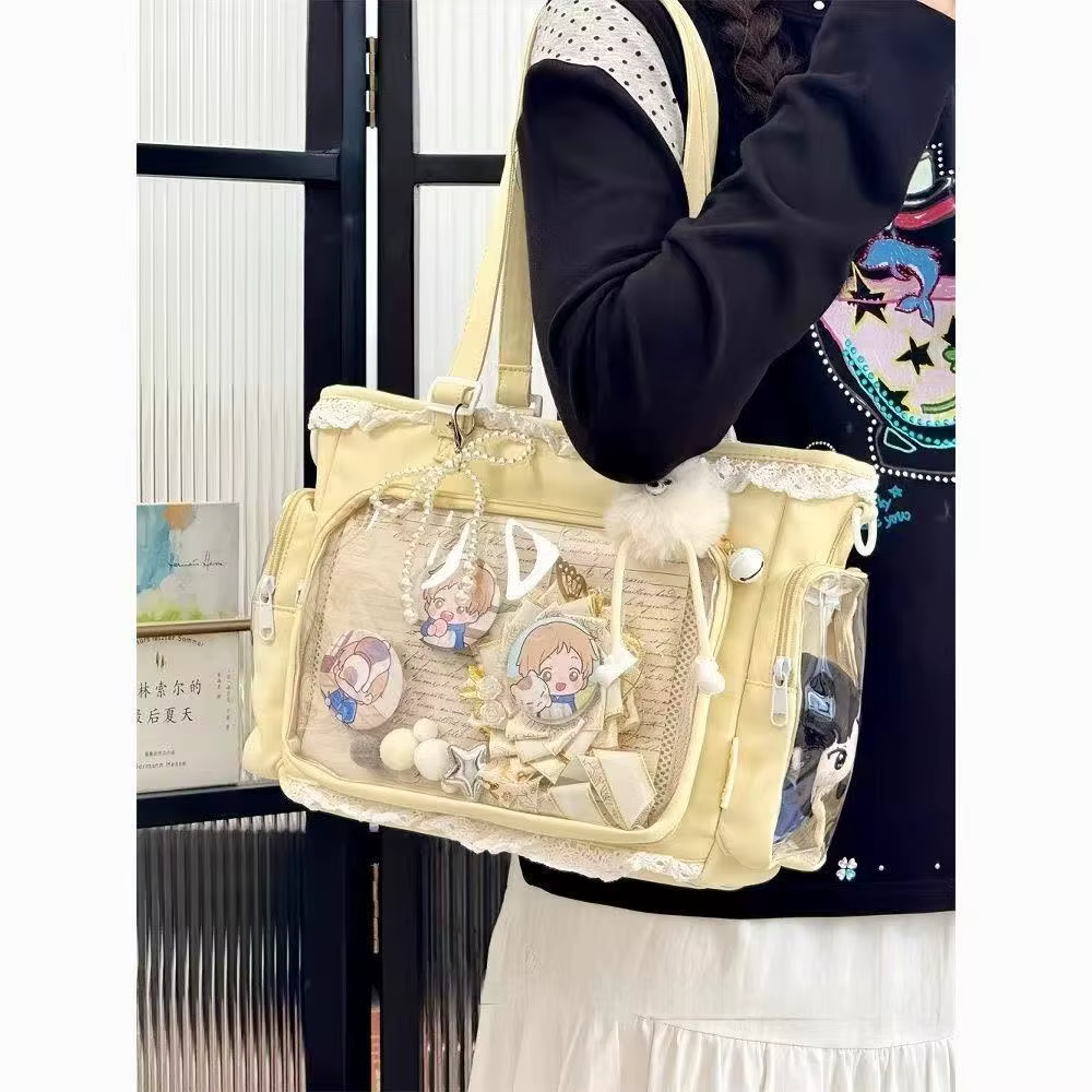 Sac à bandoulière Itabag japonais bidimensionnel motif Ballerine 'Grand Appétit'