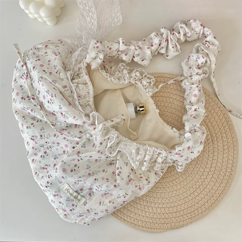 Sac à main élégant en dentelle fraîche