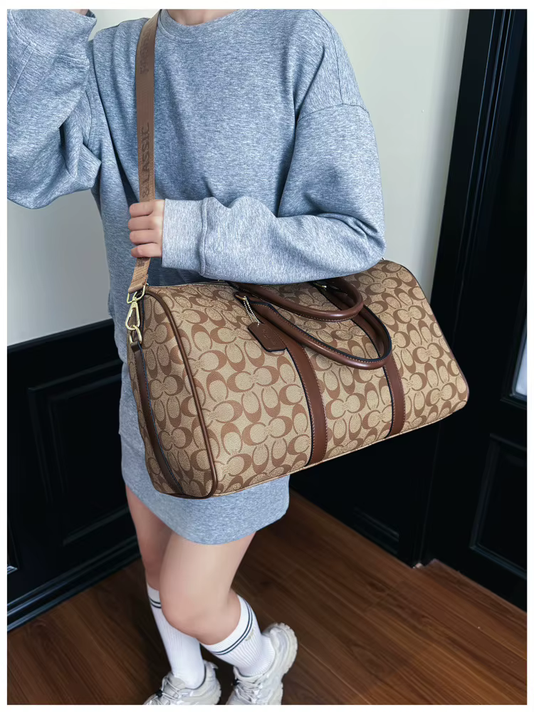 Sac de voyage classique vintage à monogramme