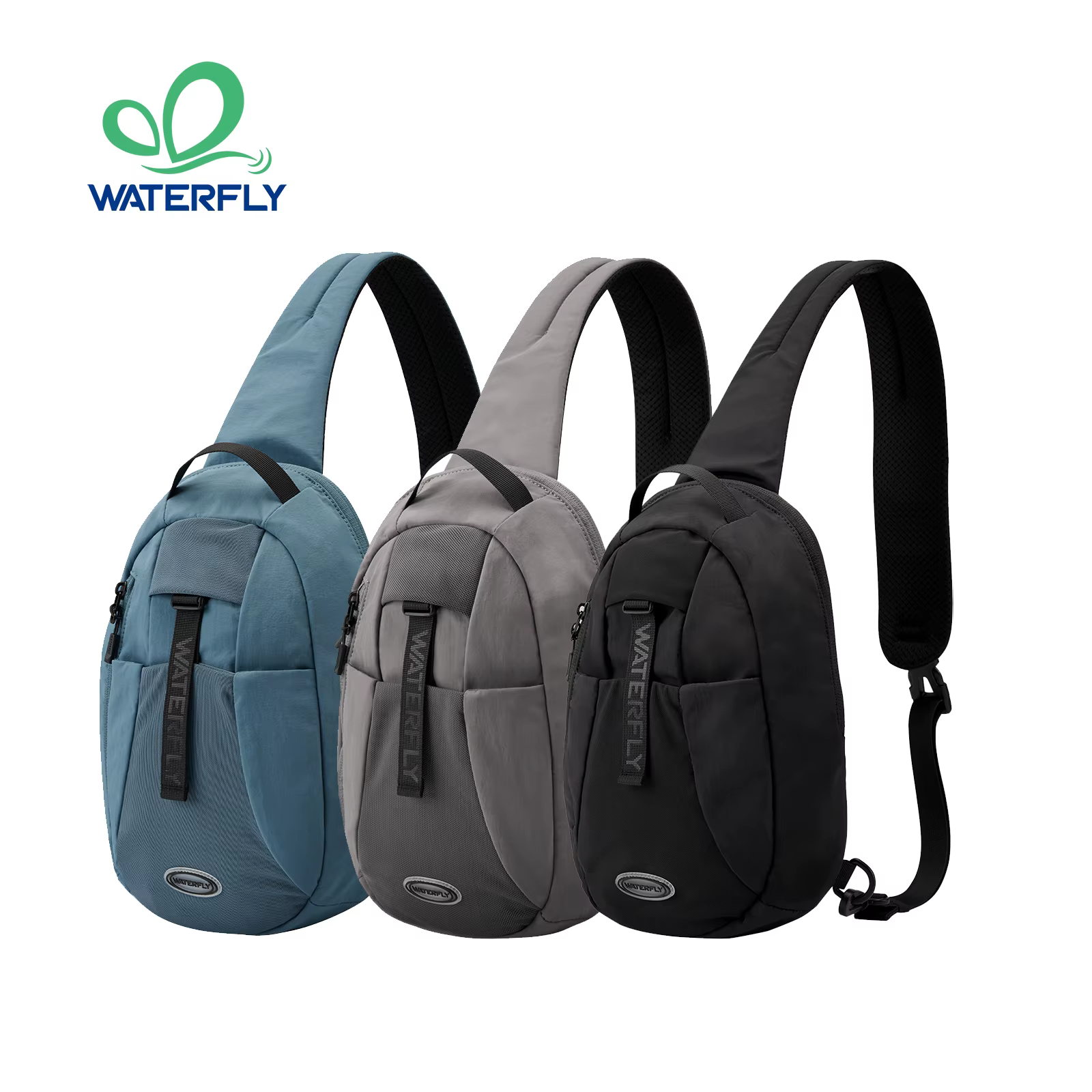 Sac à bandoulière antivol WATERFLY avec blocage RFID – Petit sac de poitrine