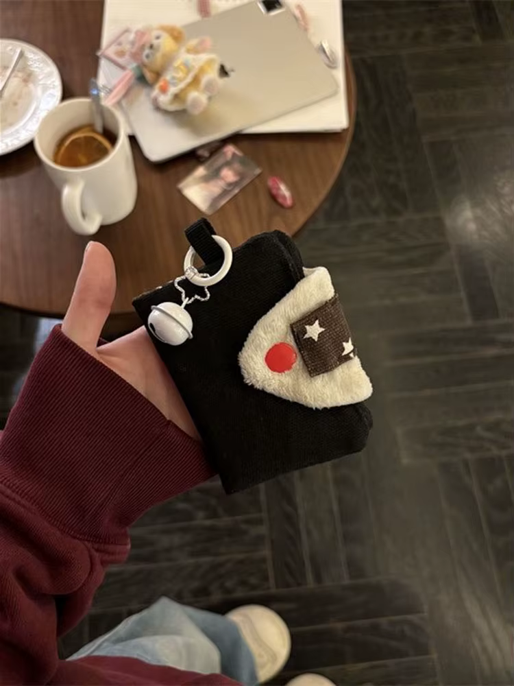 Porte-carte boule de riz mignon