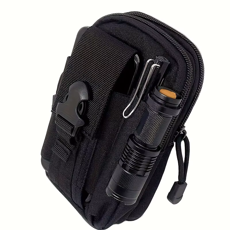Sac banane unisexe robuste - Sac de téléphone multi-poches pour la randonnée