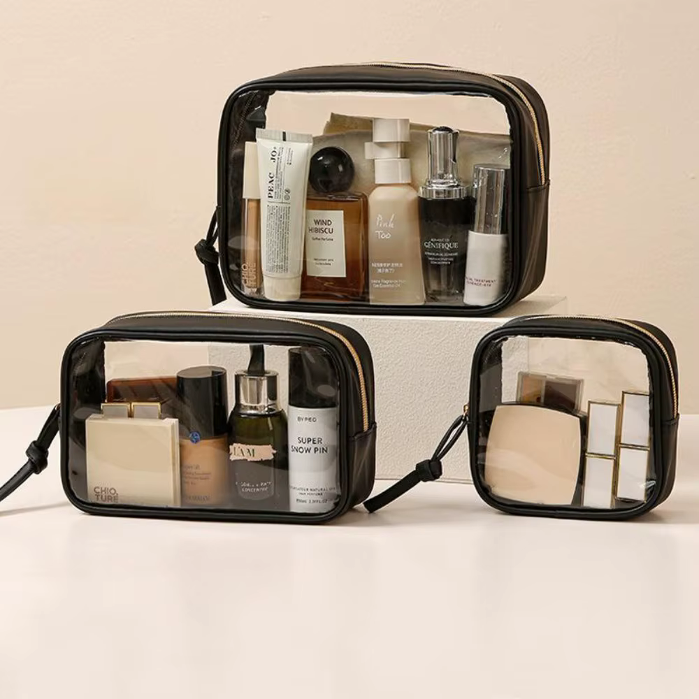 Sac de maquillage Transparent en PVC