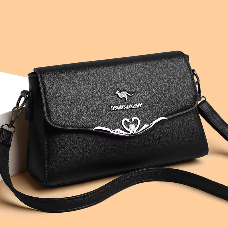 Sac à bandoulière de luxe en cuir PU pour femmes