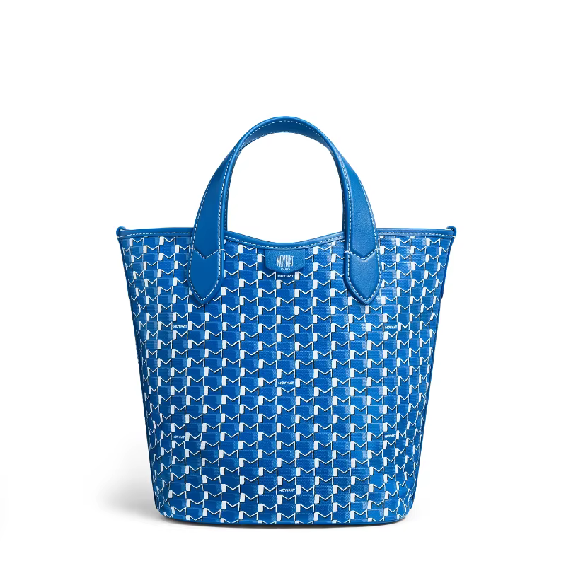 Sac Shopper Mini Monogramme Femme Nouvelle Tendance Mode Motif Géométrique Sac Seau de Luxe en Toile M avec Coutures Contrastées Sac à Bandoulière