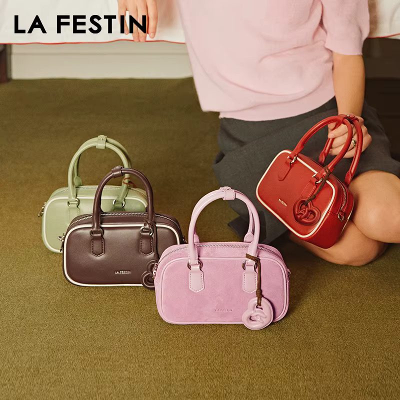 LA FESTIN-Sac à Main en Cuir pour Femme