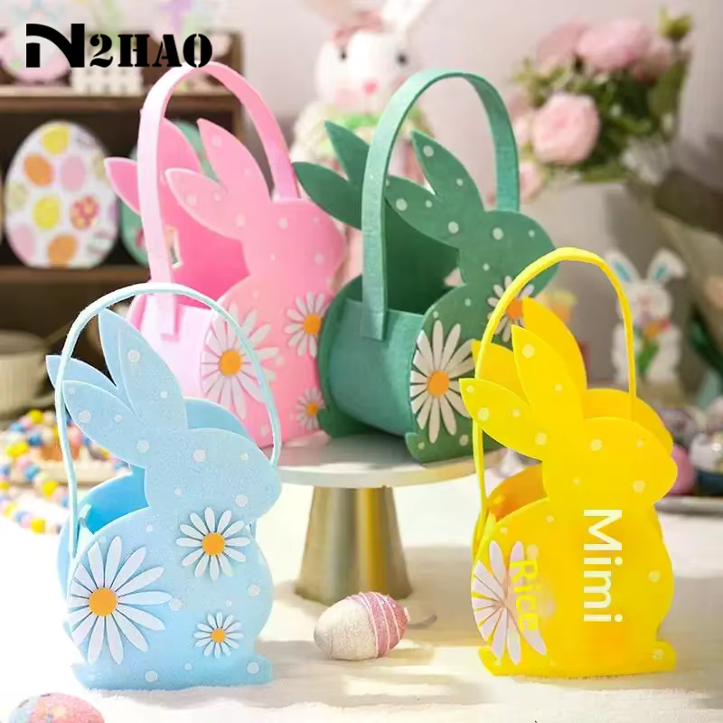 Sac fourre-tout en feutre doux pour bonbons